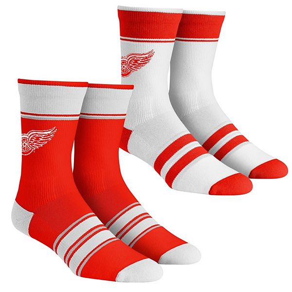 Lavish Red Crew Socks