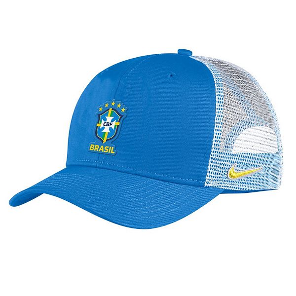 Men's Nike Blue Brazil National Team Classic99 Trucker Snapback Hat