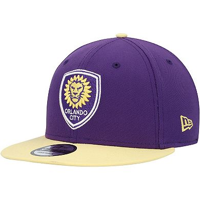 Men's New Era Purple/Gold Orlando City SC Two-Tone 9FIFTY Snapback Hat