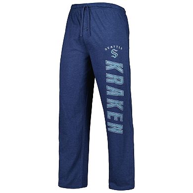 Men's Concepts Sport Deep Sea Blue/Gray Seattle Kraken Meter Long Sleeve T-Shirt & Pants Sleep Set