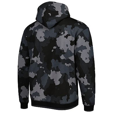 Men's The Wild Collective Black Tampa Bay Buccaneers Camo Pullover Hoodie