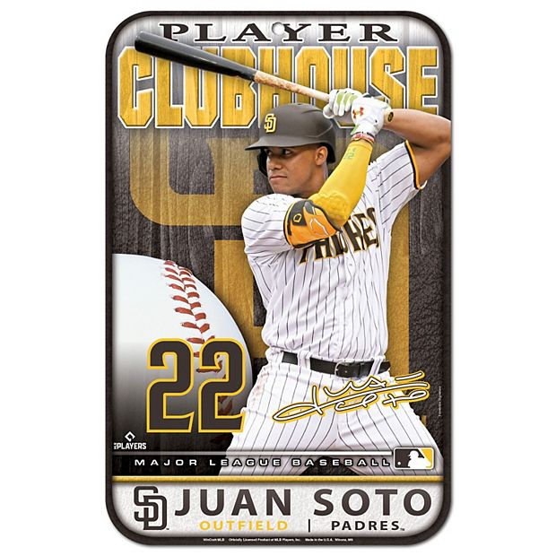 WinCraft Juan Soto San Diego Padres 11'' x 17'' Player Name and Number Sign