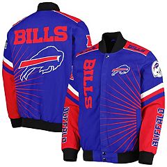 Buffalo Bills New Era Women's Coaches Raglan Full-Snap Jacket - Royal