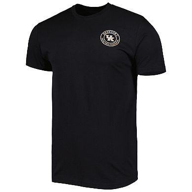 Men's Great State Clothing Black Kentucky Wildcats Camo Flag 2-Hit T-Shirt