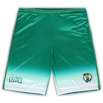 Men's Fanatics Branded Kelly Green Boston Celtics Big & Tall Fadeaway Shorts