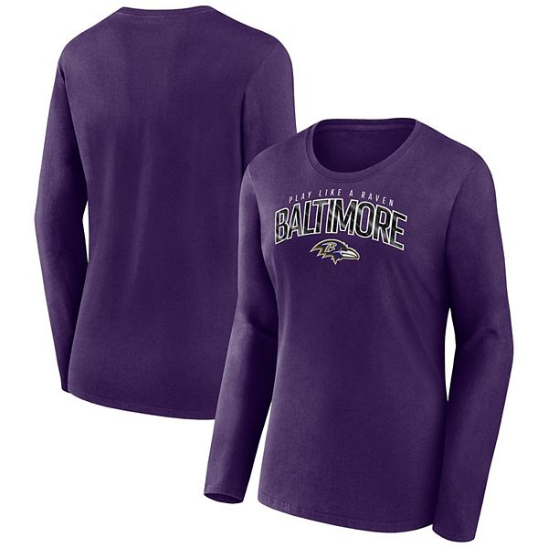 Men's Fanatics Branded Purple Baltimore Ravens Go the Distance Long Sleeve  T-Shirt