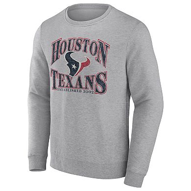 Men's Fanatics Branded Heathered Charcoal Houston Texans Playability ...