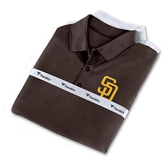 Men's Fanatics Branded Brown/White San Diego Padres Polo Combo Set