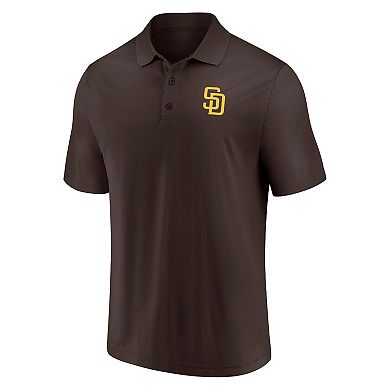 Men's Fanatics Branded Brown/White San Diego Padres Polo Combo Set