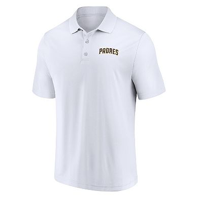 Men's Fanatics Branded Brown/White San Diego Padres Polo Combo Set