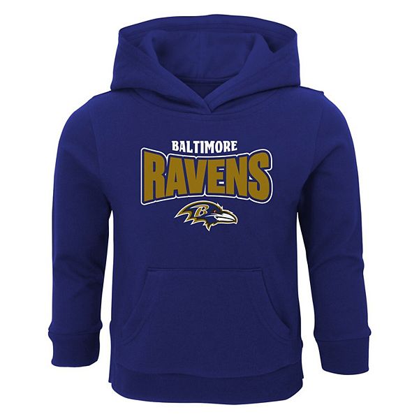 Zubaz NFL Men's Baltimore Ravens Hoodie w/ Oxide Sleeves