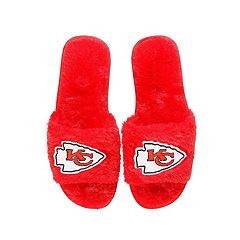 Kansas City Chiefs FOCO Youth Big Logo Color Edge Slippers