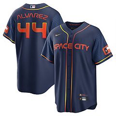 Nolan Ryan Houston Astros Mitchell & Ness Youth Cooperstown Collection Mesh Batting Practice Jersey - Navy