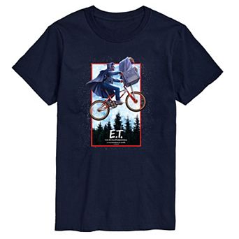 Big & Tall Elliot ET Bike Poster Tee