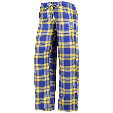 Women's Concepts Sport Royal/Gold Golden State Warriors Badge T-Shirt & Pajama Pants Sleep Set