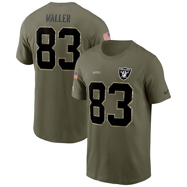 Men's Nike Darren Waller Olive Las Vegas Raiders 2022 Salute To