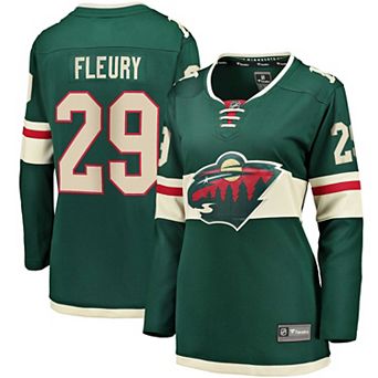 Women's Fanatics Branded Marc-Andre Fleury Green Minnesota Wild Home Premier Breakaway Player Jersey