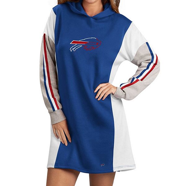 Girls Toddler Royal Buffalo Bills All Hearts Jersey Long Sleeve Dress