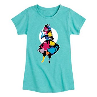 Disney's Alice In Wonderland Girls 7-16 Alice Graphic Tee