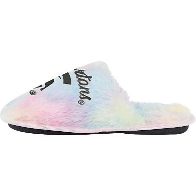 Youth FOCO Michigan State Spartans Rainbow Script Slippers