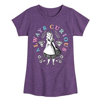 Disney's Alice In Wonderland Girls 7-16 Curious Graphic Tee