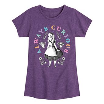 Disney's Alice In Wonderland Girls 7-16 Curious Graphic Tee