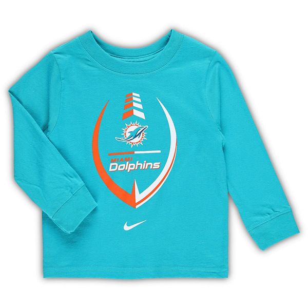 Miami Dolphins Nike Preschool Icon T-Shirt - Aqua