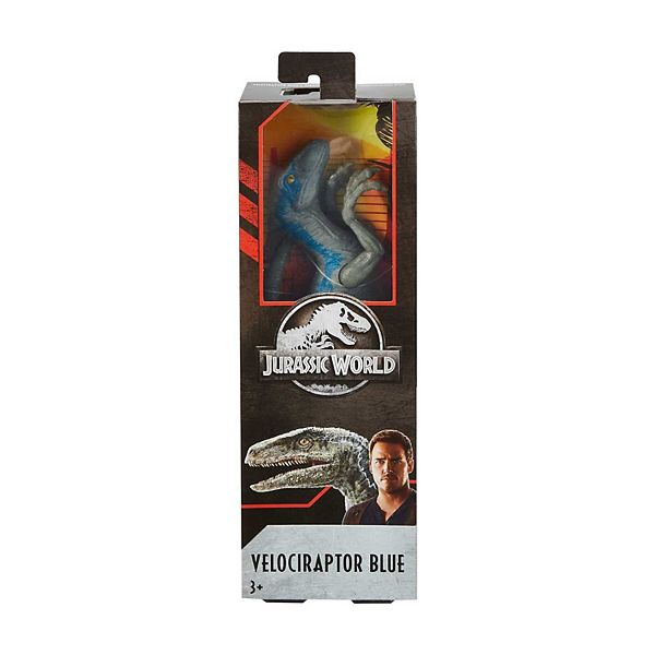 Mattel Jurassic World 12-Inch Velociraptor Blue Figure