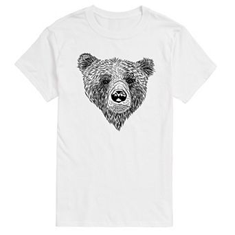Big & Tall Bear Face Tee