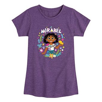 Disney's Encanto Mirabel Floral Girls 7-16 Graphic Tee