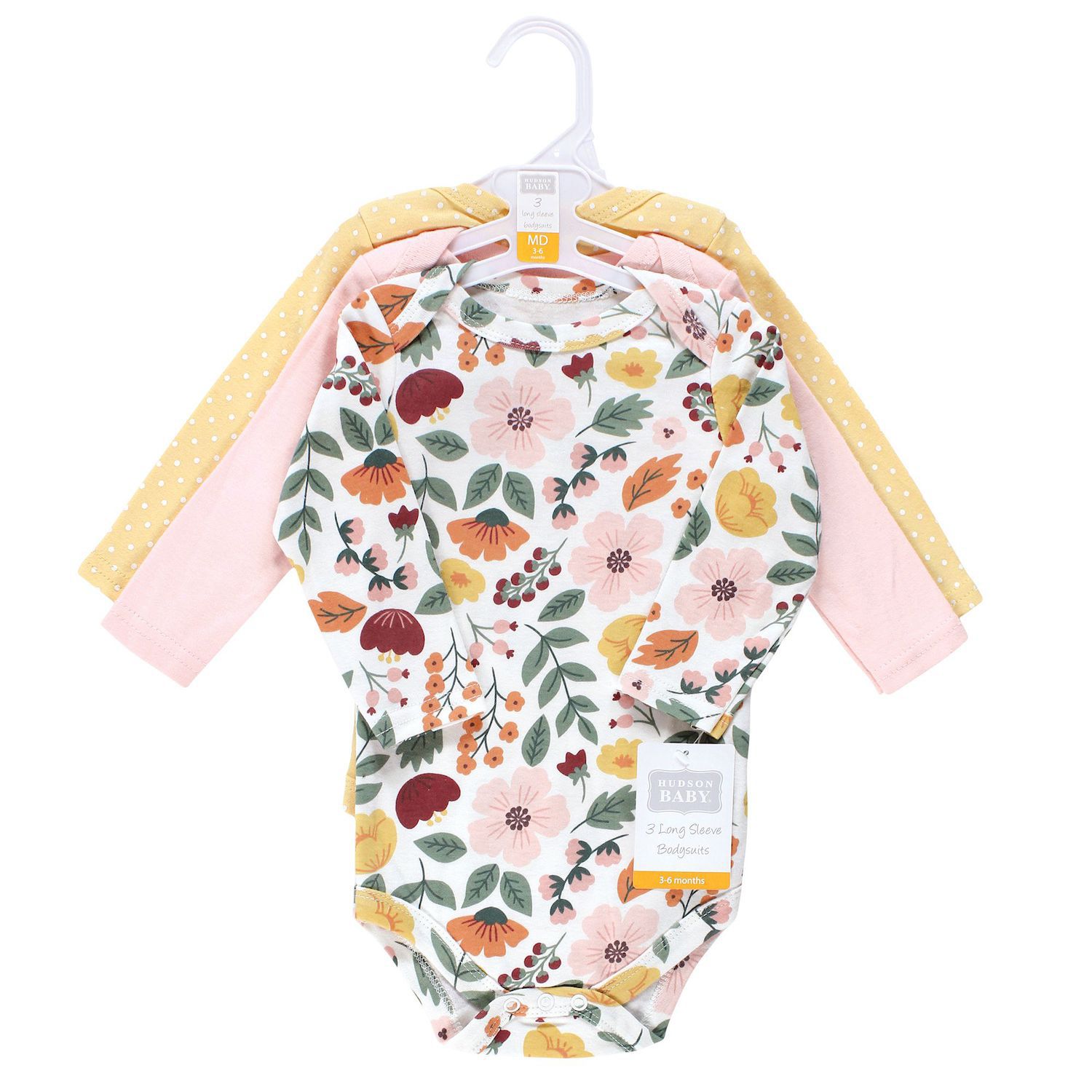 Hudson Baby ® 5-Pack Mustache Bodysuits in Black Bed Bath & Beyond