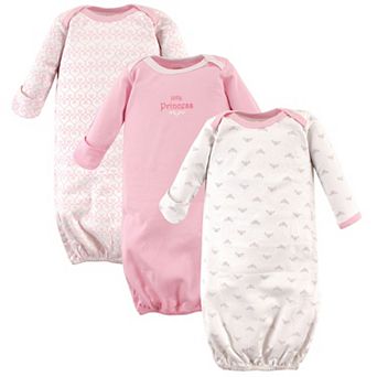 Luvable Friends Baby Girl Cotton Gowns, Tiara
