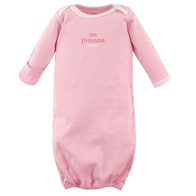 Luvable Friends Baby Girl Cotton Gowns, Tiara