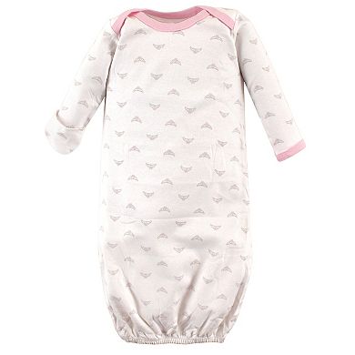 Luvable Friends Baby Girl Cotton Gowns, Tiara