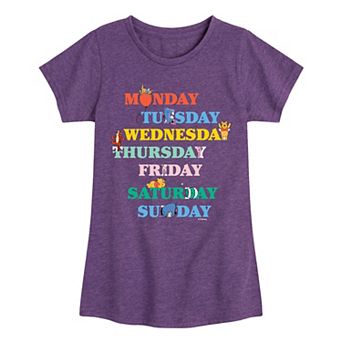 Disney's Winnie The Pooh Days Girls 7-16 Graphic Tee