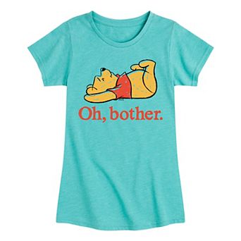 Disney's Winnie The Pooh Oh Bother Girls 7-16 Graphic Tee