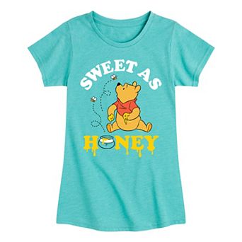 Disney's Winnie The Pooh Sweet Honey Girls 7-16 Graphic Tee