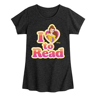 Disney's Beauty & The Beast Belle Love To Read Girls 7-16 Graphic Tee