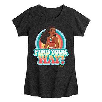 Disney's Moana Find Your Way Girls 7-16 Graphic Tee