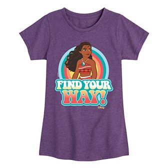 Disney's Moana Find Your Way Girls 7-16 Graphic Tee