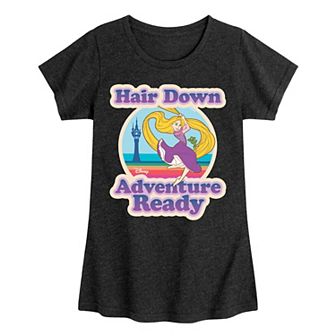 Disney's Tangled Rapunzel Hair Down Girls 7-16 Graphic Tee