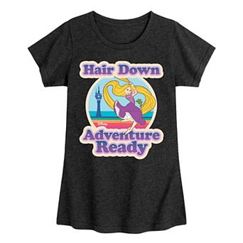 Disney's Tangled Rapunzel Hair Down Girls 7-16 Graphic Tee