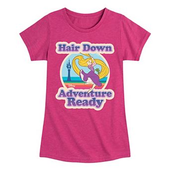 Disney's Tangled Rapunzel Hair Down Girls 7-16 Graphic Tee
