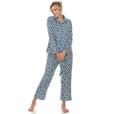 Women s Three Piece Giraffe Print Pajama Set