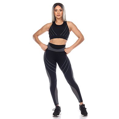 Women's Cut Out Back Mesh Sports Bra