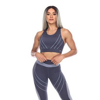 Women's Cut Out Back Mesh Sports Bra