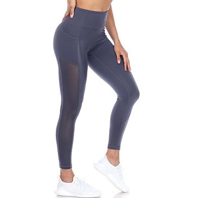 Women's High-Waist Mesh Fitness Leggings