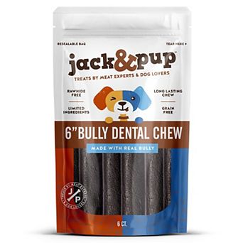 jack & pup Bully Dental Chews - 6 Pack