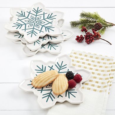Gallery 4-pc. Winter Forest Appetizer Plate Set