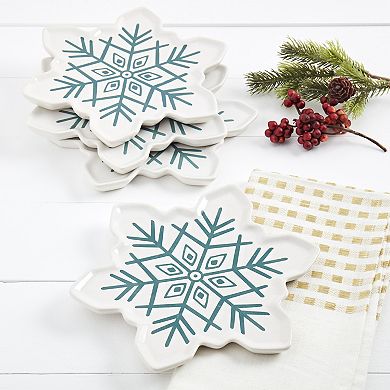 Gallery 4-pc. Winter Forest Appetizer Plate Set